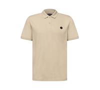 Street One Men - Kurzarm Poloshirt in Stretchqualität beige - Gr. - XL