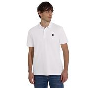 Poloshirt STREET ONE MEN, Herren, Gr. XL (44), weiß (hellweiß), Web, 95% Baumwolle, 5% Elasthan, unifarben, comfort fit normal, hoch geschlossener Ausschnitt, normaler Saum, Shirts, aus Baumwolle mit