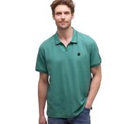 Street One MEN Kurzarm Poloshirt mit Struktur Caribbean Green XXL