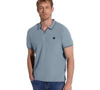 Street One MEN Kurzarm Poloshirt mit Struktur Lake Blue XL