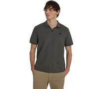 Street One MEN Kurzarm Poloshirt mit Struktur Oil Grey M