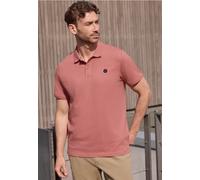 Street One MEN Männer Basic Komfort-Poloshirt mit Kurzarm in Rosa, Gr: 3XL