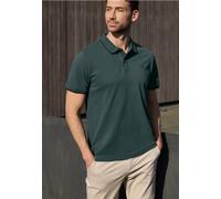 Poloshirt STREET ONE MEN, Damen, Gr. S (38), sea grün, Web, 100% Baumwolle, unifarben, normal normal, hoch geschlossener Ausschnitt, abgesteppt, Shirts, aus reiner Baumwolle (81563439-S) sea grün
