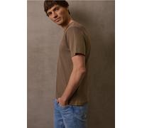 Street One MEN Männer Basic V-Neck T-Shirt in Braun, Gr: L