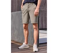 Street One MEN Männer Chino Shorts im Regular Fit aus Jersey in Beige, Gr: 36