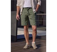 Street One MEN Männer Chinoshorts aus Leinen in Grün, Gr: 31