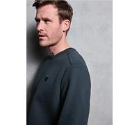 Street One MEN Männer Crewneck Strukturpullover in Blau, Gr: 3XL