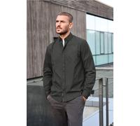 Street One MEN Männer Gemustertes Popeline Hemd in Schwarz, Gr: XL