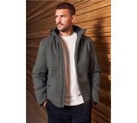 Street One MEN Männer Jacke mit abnehmbarer Kapuze in Braun, Gr: L