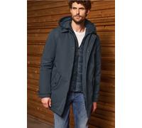 Winterjacke STREET ONE MEN, Herren, Gr. L (42), nightwalk blau, Web, Obermaterial: 73% Baumwolle, 27% Polyester; Kapuze: 100% Nylon; Futter: 100% Polyester, unifarben, comfort fit normal, ohne Ausschn