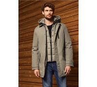 Winterjacke STREET ONE MEN, Herren, Gr. XL (44), warm rock braun, Web, Obermaterial: 73% Baumwolle, 27% Polyester; Kapuze: 100% Nylon; Futter: 100% Polyester, unifarben, comfort fit normal, ohne Aussc