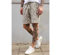 Street One MEN Männer Jersey Waffel Piqué Shorts in Beige, Gr: S
