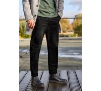 Street One MEN Männer Klassische Chino in Schwarz, Gr: 32