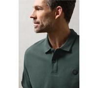Poloshirt STREET ONE MEN, Damen, Gr. M (40), sea grün, Web, 95% Baumwolle, 5% Elasthan, unifarben, comfort fit normal, hoch geschlossener Ausschnitt, normaler Saum, Shirts, aus Baumwolle mit Stretchan