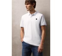 Street One MEN Männer Kurzarm Poloshirt in Stretchqualität in Weiß, Gr: XL