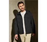 Street One MEN Männer Leichte Baumwolljacke in Schwarz, Gr: S