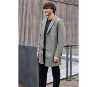 Outdoorjacke STREET ONE MEN, Herren, Gr. XL (44), grau (winter grau melange), Stoff, Obermaterial: 100% Polyester; Futter: 100% Polyester, unifarben, gerade lang, V-Ausschnitt, Bündchen, Jacken, mit K