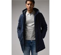 Steppjacke STREET ONE MEN, Herren, Gr. XXL (46), blau (schwarz night blau), Stoff, Obermaterial: 53% Polyester, 37% Baumwolle, 10% Nylon; Futter: 100% Polyester; Füllung: 100% Polyester, unifarben, ge