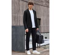 Street One MEN Männer Piqué Jersey Sakko in Schwarz, Gr: XL
