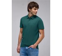 Street One MEN Männer Piqué-Poloshirt mit Logo in Grün, Gr: XXL