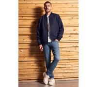 Slim-fit-Jeans STREET ONE MEN, Herren, Gr. 33, Länge 32, blau (dunkelblau wash), Jeans, 98% Baumwolle, 2% Elasthan, unifarben, lang, Jeans, 5-Pocket-Style (47596864-33) dunkelblau wash