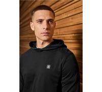 Street One MEN Männer Softes Kapuzen-Shirt in Schwarz, Gr: 3XL