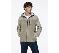 Street One MEN Männer Softshelljacke Teddydetails in Beige, Gr: S