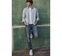 Street One MEN Männer Straight Leg Jeans im Regular Fit in Blau, Gr: 29