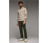 Street One MEN Männer Struktur-Poloshirt in Beige, Gr: L