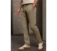 Street One MEN Männer Strukturchino mit Flexbund in Beige, Gr: 36