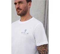 Street One MEN Männer T-Shirt mit Backprint in Weiß, Gr: XL