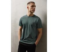 Street One MEN Männer T-Shirt mit grafischem Minimal Print in Grün, Gr: XXL