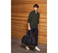 Street One MEN Männer Troyer Strukturpullover in Grün, Gr: XXL