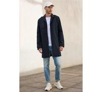 Outdoorjacke STREET ONE MEN, Herren, Gr. XL (44), blau (nightshade blau), Web, Obermaterial: 100% Baumwolle; Futter: 100% Polyester, unifarben, comfort fit normal, V-Ausschnitt, Bündchen, Jacken, mit 