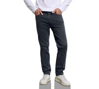 Chinohose STREET ONE MEN, Herren, Gr. 38, Länge 32, grau blau, Web, 97% Baumwolle, 3% Elasthan, unifarben, slim fit lang, Hosen, 5-Pocket-Style (91570854-38) grau blau