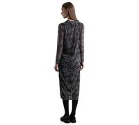 Street One Mesh Plissee Dress AOP, Whale Tail Grey, 36