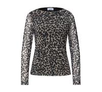 Street One Studio Damen Langarm Shirt aus Mesh mit Print