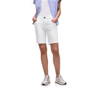 Street One Mid Waist Bermuda in Satin-Optik