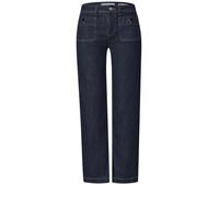 Street One Damen Mid Waist Straight Leg Jeans im Casual Fit 3818980
