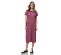 Jerseykleid STREET ONE, Damen, Gr. 40, EURO-Größen, schwarz clouded blush, Jersey, 75% Viskose, 20% Polyester, 5% Elasthan, unifarben, comfort fit Midi, Rundhals, normaler Saum, Kleider Jerseykleid, m