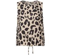 STREET ONE Damen A345605 Musselin Blusentop mit Print, Coastal Beige, 34