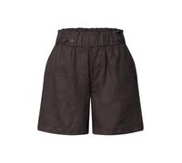 Street One Frauen Shorts aus Leinen mit Paperbag-Bund in Braun, Gr: 34