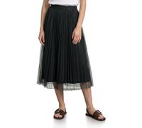 Maxirock STREET ONE, Damen, Gr. 36, deep bound grün, Stoff, Obermaterial: 100% Polyester; Futter: 100% Viskose, unifarben, regular fit wadenlang, Röcke Maxirock, mit Elastikbund (54470569-36) deep bou