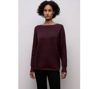 Street One Frauen Cosy Dolman Pullover in Rot, Gr: 36