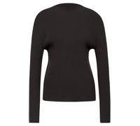 Street One Damen 3016780 Pullover in Rippstruktur, Darkest Brown, 34