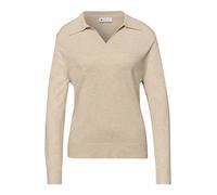 Street One - Pullover in Unifarbe beige - Gr. - 40