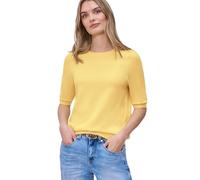 Street One Damen Pullover in Unifarbe Gelb Größe 42
