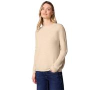 Street One Pullover mit Knopfdetail Cotton beige Mel. 38