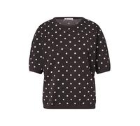 Street One - Pullover mit Punkten braun - Gr. - 42