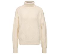 Street One - Pullover mit Rollkragen und Strukturmix pure beige - Gr. - 44